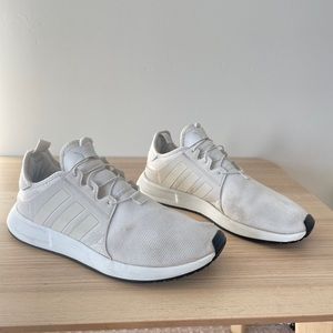Adidas White Athletic Sneaker Men’s 10 Unique Drawstring Lace x_plr